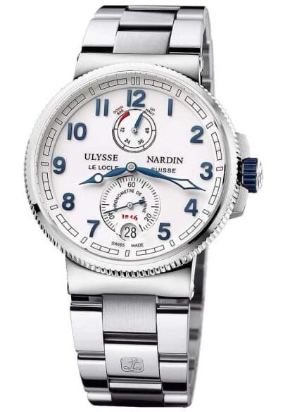 Review Best Ulysse Nardin Marine Chronometer Manufacture 43mm 1183-126-7M/60 watches sale